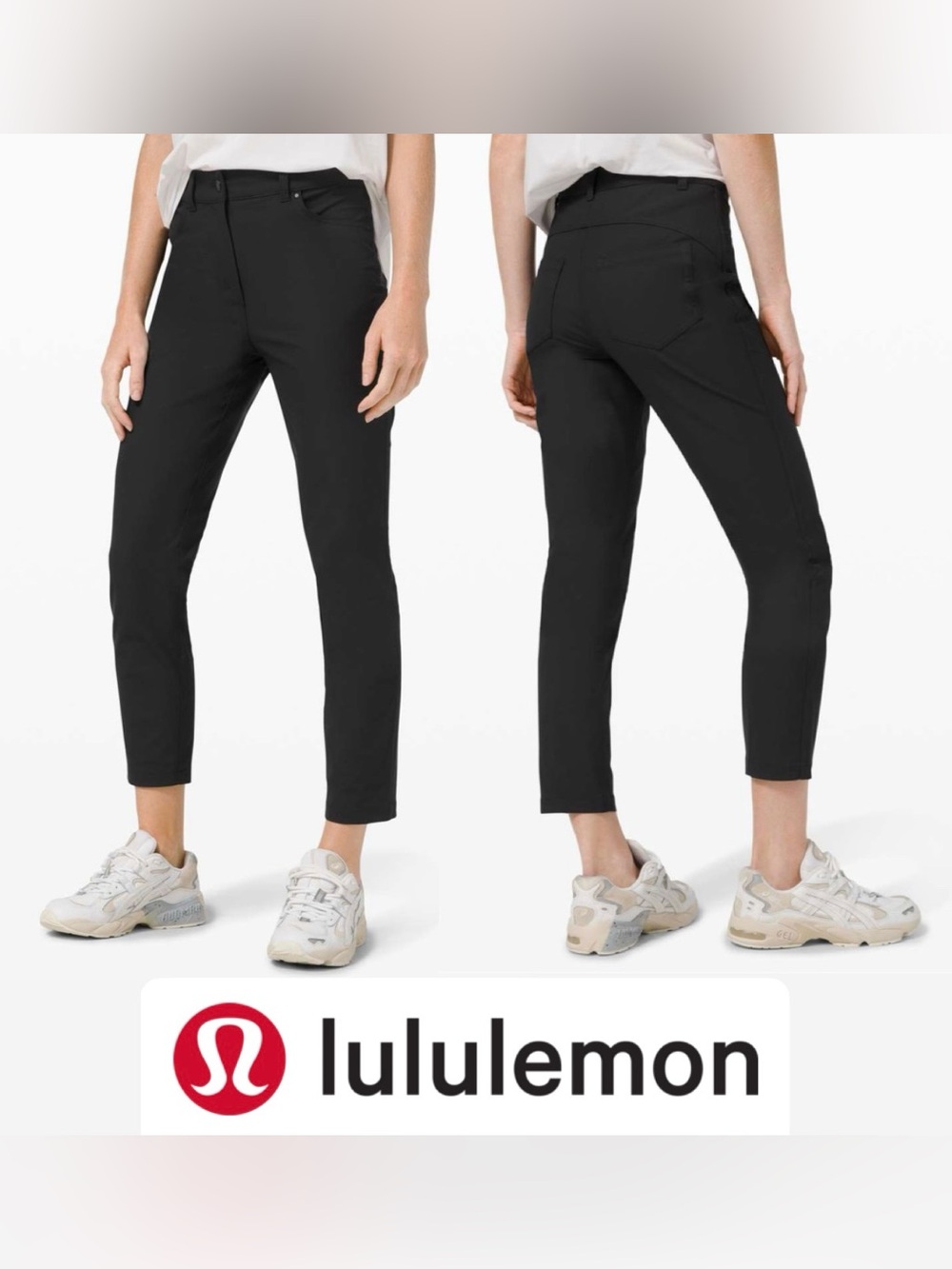 Lululemon City Sleek 5 Pocket 7/8 Pant - Black - Size 8